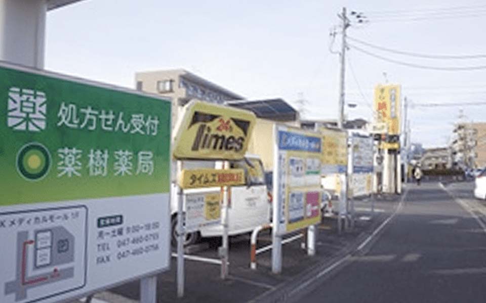 船橋駅方面からお車でお越しの場合